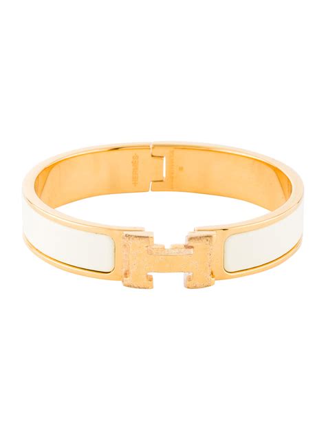 hermes gold bangle bracelet